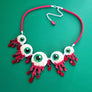 Cherryloco : Zombie Halloween Eyeball Charm Statement Necklace