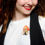 LaliBlue : Spring Festival : Singer with Microphone Brooch