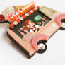 LaliBlue : Spring Festival : Ice Cream Truck Brooch