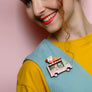 LaliBlue : Spring Festival : Ice Cream Truck Brooch