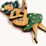 LaliBlue : Spring Festival : Girl playing guitar Brooch