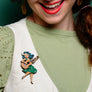 LaliBlue : Spring Festival : Girl playing guitar Brooch