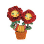 LaliBlue : Spring Festival : Accordion Flower Brooch