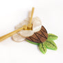 LaliBlue : Spring Festival : Flower Drum Brooch