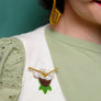 LaliBlue : Spring Festival : Flower Drum Brooch