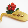 LaliBlue : Spring Festival : Saxophone Brooch