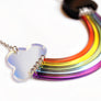 LaliBlue : Spring Festival : Rainbow Piano Necklace