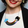 LaliBlue : Spring Festival : Rainbow Piano Necklace