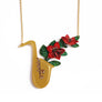 LaliBlue : Spring Festival : Saxophone Necklace