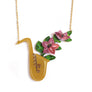 LaliBlue : Spring Festival : Saxophone Necklace