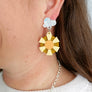 Bright and Bubbly : Whimsical Creatures : Good Morning World Dangle Earrings