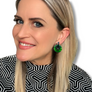 Bobbi Frances : Daintree : Fan Palm Small Earrings