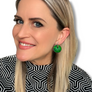 Bobbi Frances : Daintree : Fan Palm Small Earrings