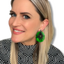 Bobbi Frances : Daintree : Fan Palm Large Earrings