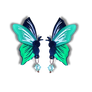 Bobbi Frances : Daintree : Large Butterfly Earrings