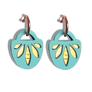 Bobbi Frances : Daintree : Forest Top Locks Earring (Reversible)