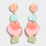 Bobbi Frances : Pastel Days : Hygge Statement Earrings