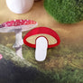 Bright and Bubbly : Whimsical Creatures : Red Mushroom Mini Brooch