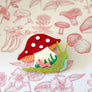 Bright and Bubbly : Silvia's Adventures : Silvia's Garden Adventures Brooch