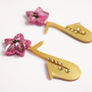 LaliBlue : Spring Festival : Saxophone with flower earrings