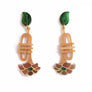 LaliBlue : Spring Festival : Trumpet with flower earrings