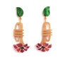 LaliBlue : Spring Festival : Trumpet with flower earrings