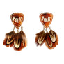 LaliBlue : Spring Festival : Folk Guitar Pick Earrings