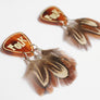 LaliBlue : Spring Festival : Folk Guitar Pick Earrings