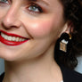 LaliBlue : Spring Festival : Piano cloud with sun earrings