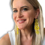 Bobbi Frances : Daintree 2: Hibiscus Drops Dangle Earrings