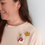 Bright and Bubbly : Whimsical Creatures : Crown Mini Brooch