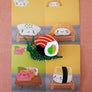 Bright and Bubbly : Silvia's Adventures : Sushi Silvia Brooch