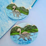 Cherryloco : Scottish Wildlife : Loch Ness Monster necklace