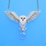 Cherryloco : Jareth the white barn owl brooch or necklace