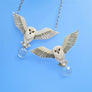 Cherryloco : Jareth the white barn owl brooch or necklace