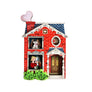 LaliBlue : Valentines : Valentine's house brooch