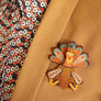 LaliBlue : Thanksgiving : Thanksgiving Turkey Brooch