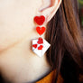 LaliBlue : Valentines : Love Letters Earrings