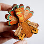 LaliBlue : Thanksgiving : Thanksgiving Turkey Brooch