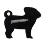Erstwilder : Pride & Joy : Pebbles the Progressive Pug Brooch