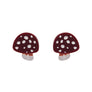 Erstwilder : Mushrooms : Twinning Toadstools Stud Earrings