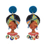 LaliBlue : World Day : Afro Girl Earrings