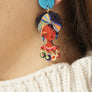 LaliBlue : World Day : Afro Girl Earrings