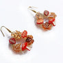 LaliBlue : Thanksgiving : Autumn Wreath Earrings