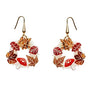 LaliBlue : Thanksgiving : Autumn Wreath Earrings