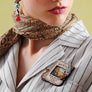 LaliBlue : Classic Films : Bonnie and Clyde Brooch