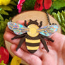 Cherryloco : Bee bumblebee brooch