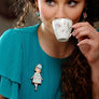 LaliBlue : Tea Time : Cake Woman Brooch