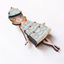 LaliBlue : Tea Time : Cake Woman Brooch