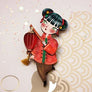 LaliBlue : World Day : Chinese Girl Lantern Brooch